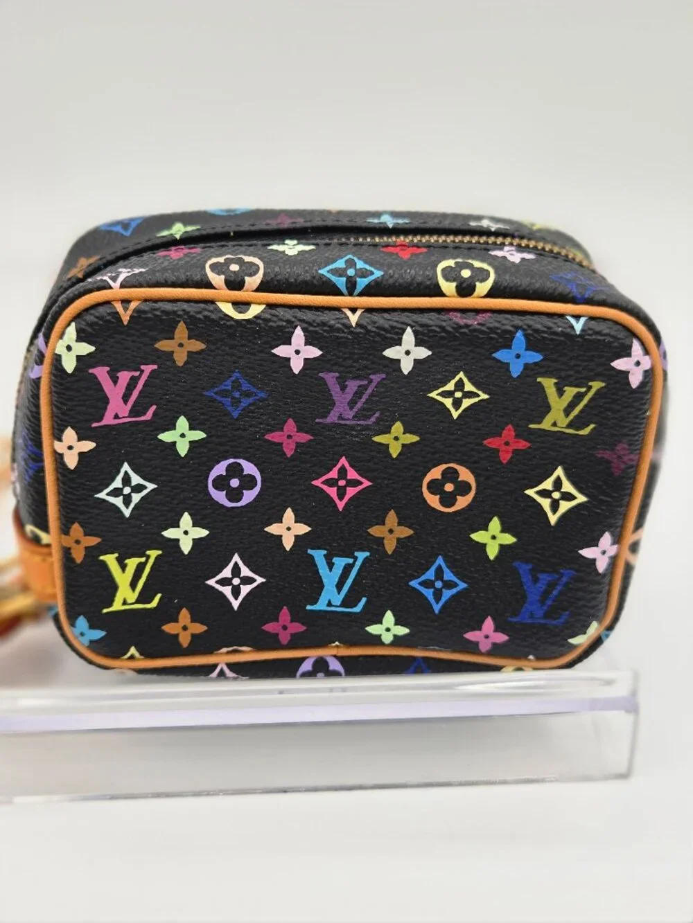 Louis Vuitton Monogram Multicolor Trousse Wapity – Black | Takashi Murakami